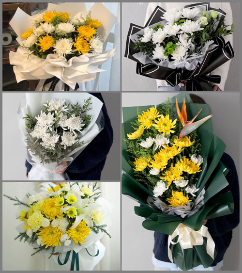 贵州黔西南州兴仁县屯脚镇蚌街村白事花束代送